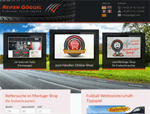 Tablet Screenshot of goeggel.com